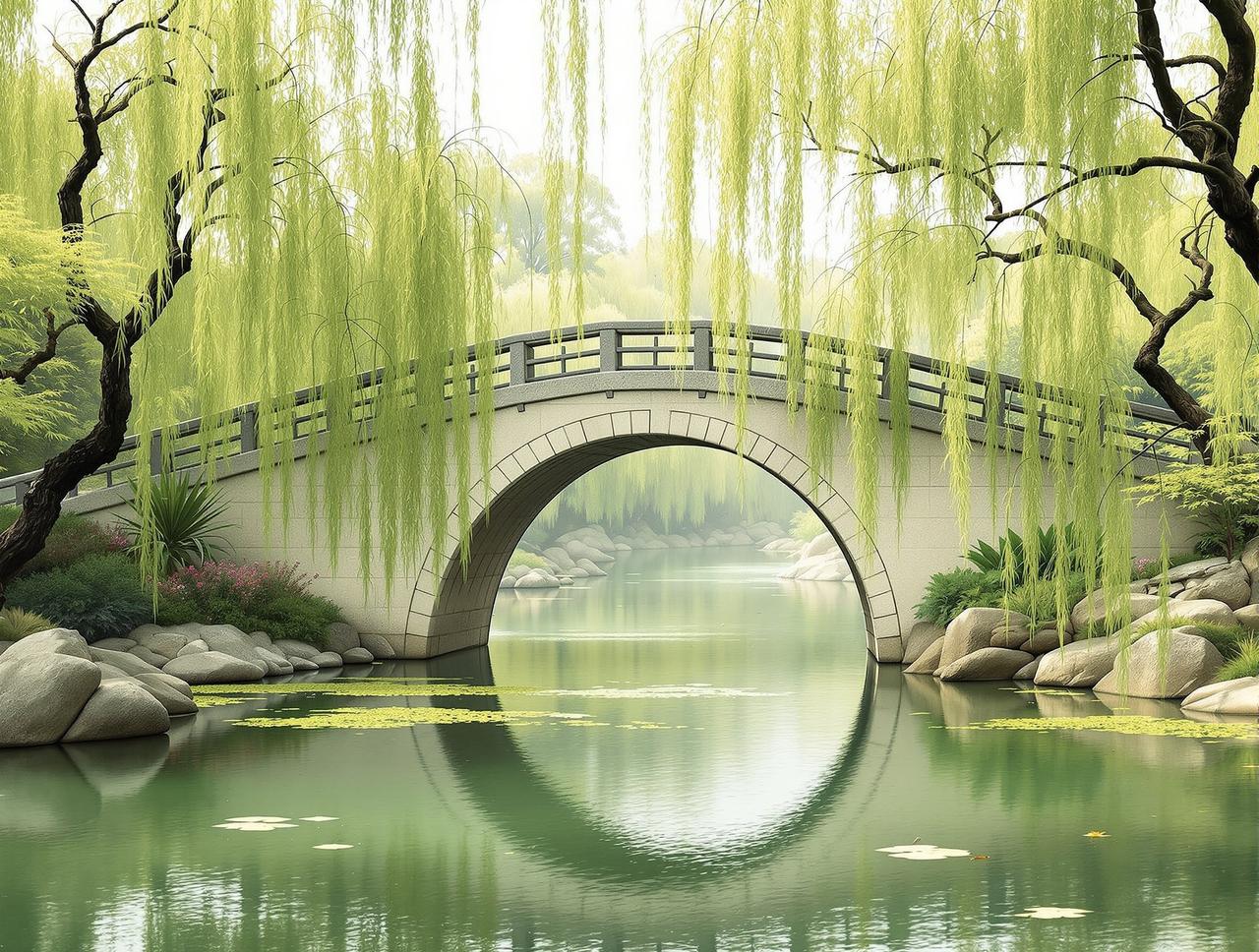 桥下春波绿
